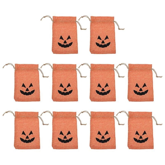 10 piezas bolsa de dulces de Halloween para decoración de Halloween