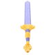 thumbnail image 1 of Juguete Espada De Impresión 3D Juguete PLA Juego De Rol Espada Cosplay Accesorio De Vestuario Para Colección Festival Regalos Navideños Amarillo Azul, 1 of 7