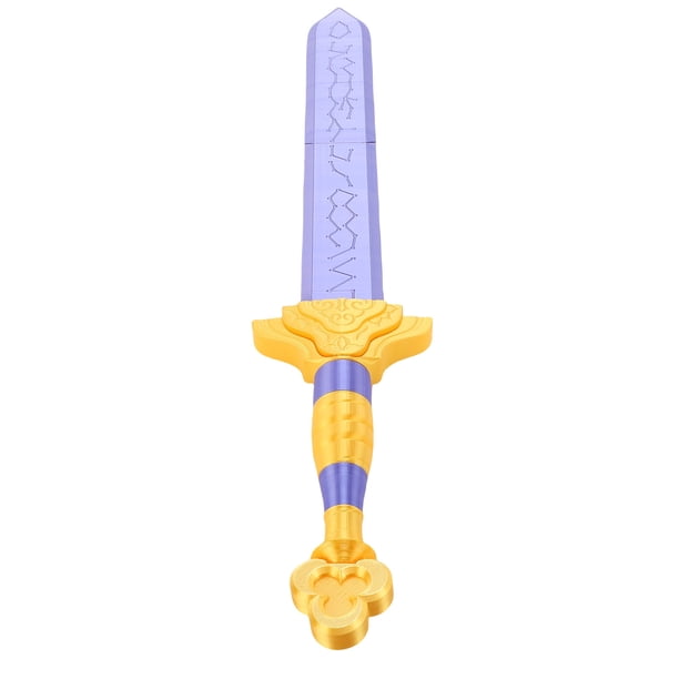 Juguete Espada De Impresión 3D Juguete PLA Juego De Rol Espada Cosplay Accesorio De Vestuario Para Colección Festival Regalos Navideños Amarillo Azul