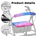 thumbnail image 5 of HELLHERO Backrest Covers Dreamlike Nebula Butterfly Theme Rollator Seat Covers & Stretchable Material for Unisex Travel with Non-Slip Cover, 5 of 7