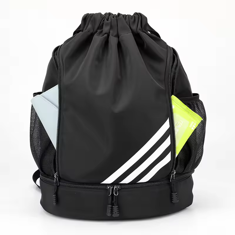 thumbnail image 4 of Mochila de gran capacidad para amantes de los deportes al aire libre, bolsa con cordón, bolsa de baloncesto, paquete de bolsillo, 4 of 5