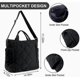 thumbnail image 4 of Tote Bag For Women Puffer Hobo Handbag Lightweight Quilted Padding Shoulder Bag Nylon Padded Crossbody Bag, 4 of 4