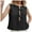 Black, variant on QHFBli Linen Bow Tie Front Tank Top Women Coquette Pleated Peplum Blouse Y2K Ruffle Shirt Sleeveless Tunic Outfits