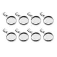 thumbnail image 3 of DIY Jewelry Pendant Holder with Stainless Steel Round Cork Base for Creating Custom Necklaces 6mm, 3 of 5