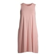 thumbnail image 4 of Time and Tru Women's Sleeveless Knit Dress, 4 of 6
