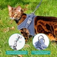thumbnail image 6 of ORIA Cat Harness and Leash for Walking, Pet Harness, Soft Adjustable Vest Harnesses with Reflective Strips and Chest Strap, Easy Control Breathable Jacket for Dog Cat, Blue, XXS, 6 of 7