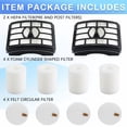 thumbnail image 4 of AMI PARTS Replacement Filters NV500 Shark Vacuum for Shark Rotator Pro Lift-Away XFF500 XHF500 NV500, 4 of 9