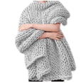 thumbnail image 1 of Handmade Knitted Throw Blanket For Sofa, 1 of 3