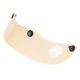 thumbnail image 4 of Cubierta de visera para casco, reemplazo fácil de instalar, protector solar de 3 broches, universal Beige, 4 of 8