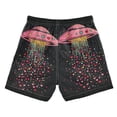 thumbnail image 7 of FORMRS Boys Swim Trunks Quick Dry Mesh Liner Boardshorts Sizes XS-XL, UFO with Hearts Pattern, 7 of 7