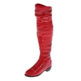 thumbnail image 4 of Botas Altas de Goma a Escala 1/6 Botas hasta La a Media Pierna para Juguetes de s de Acción de 12 '' rojo Baoblaze Zapatos de figura de acción, 4 of 8