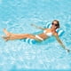 thumbnail image 1 of Hamaca de agua inflable para salón de piscina - Azul claro, 1 of 7