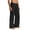 Black, variant on LONKITO Mens Linen Pants with Pockets, Classic Slim Straigh Leg Summer Pants for Casual Beach, Khaki M