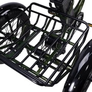 S03 Fat Tire Electric Trike for Adults, 20 All-Terrain Electric Tricycle with 750W Peak Motor, 48V 12Ah Battery, Shimano 6-Speed, Dual Disc Brakes, Black