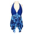thumbnail image 2 of sweethay 2021 Sexy traje de baño de una pieza Push Up traje de baño mujer volante ajustable hombro traje de baño traje de baño ropa de baño Traje de baño azul marino XXL sweethay OD001289-23, 2 of 6