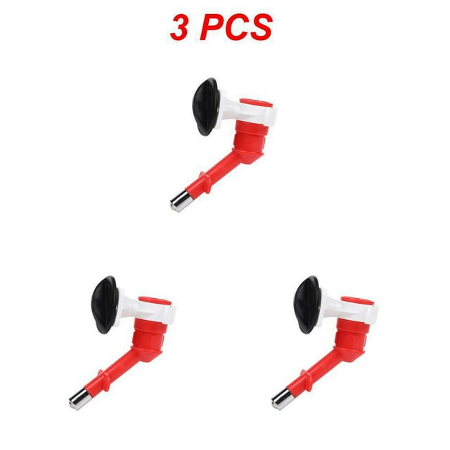 1~5PCS Save Space Pet Water Dispenser Portable Durable Dog Drinker Rugged And Durable Suspension Function Hanging Nozzle Style A 3pcs