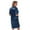 Navy_Blue, variant on TiaoBug Women Satin Nightgown V Neck Short Sleeve Sleep Shirt Dress Solid Pajama