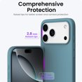 thumbnail image 4 of Compatible with iPhone 17 Pro Max Case,Slim Liquid Silicone 4 Layers Soft Gel Rubber Shockproof Protective Phone Case 6.9" with Anti-Scratch Microfiber Lining-Cactus, 4 of 7