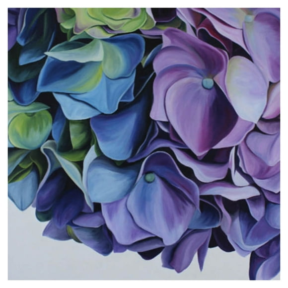 July Memor 20x20cm Coloré Bricolage Peinture par Numéro Kit Irrégulier Fleur Décoration Cadeau Art