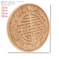 thumbnail image 4 of Flower tallado Apliques de madera natural for muebles Muebles sin pintar Molduras de madera Descalen Estatuillas decorativas, 4 of 7