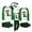 Green_L, variant on Fgnfyis Family Christmas Pajamas Deer Horn Christmas Hat Letter Print Long Sleeve Pajamas Set Loungewear