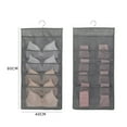 thumbnail image 2 of Bueautybox 15/24/30 Pocket Wardrobe Hanging Socks Bra Underwear Bag Storage Pouch Organizer, 2 of 6