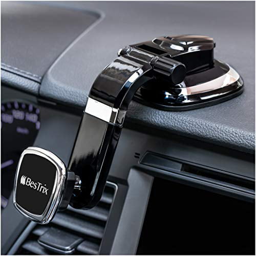 Zeug luister Turbulentie Magnetic Dashboard Smartphone Car Mount, Phone Holder Compatible with All  Smartphones by Bestrix - Walmart.com