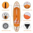 thumbnail image 3 of Famistar 10'10" Inflatable Stand Up Paddle Board SUP w/ 3 Fins, Adjustable Paddle, Pump & Carrying Backpack, 3 of 13