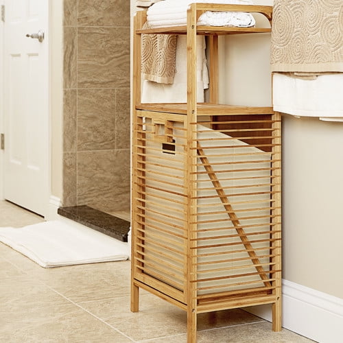Featured image of post Wood Laundry Hamper Cabinet / Well, a linen cabinet with hamper can actually help you with this.