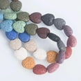 thumbnail image 4 of U8MO 10pcs Heart Shape 14x13mm Natural Volcano Lava Stone Loose Crafts Beads DIY Lot-Deep Blue, 4 of 6