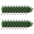 thumbnail image 3 of Miangastore 50 Pcs Ornements de Pin Réalistes Professionnels Branches de Pin Simulées Polyvalentes, 3 of 9