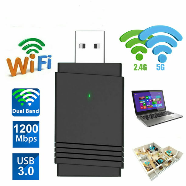 Usb Wifi Adapter 10mbps Usb 3 0 Wireless Network Wifi Adapter For Desktop Laptop Pc Mac Walmart Com Walmart Com