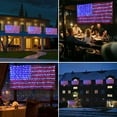 Jelly Comb Flag Net Lights of The United States, Waterproof American