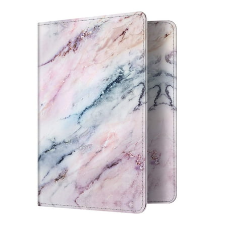 Fintie Passport Holder Travel Wallet RFID Blocking PU Leather Card Case Cover (Marble Pink)