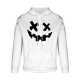 thumbnail image 5 of Sudadera con capucha de Halloween para hombre, informal, de moda, con cuello redondo, estampado, manga larga, blusa de poliéster, 5 of 5