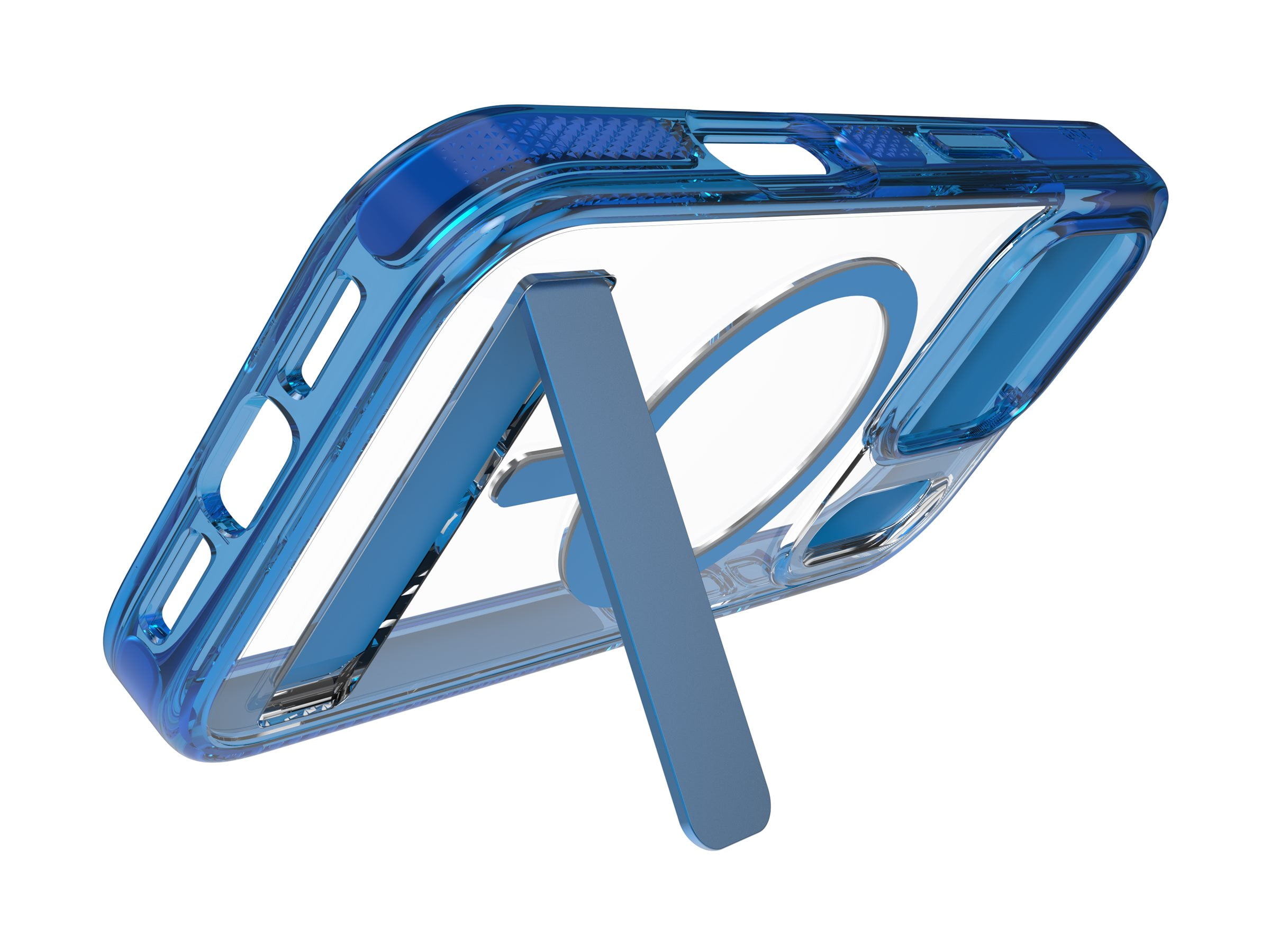 Zagg Santa Cruz Snap - Back cover for cell phone - with kickstand - MagSafe compatibility - tranquil blue - for Apple iPhone 17 Pro