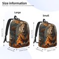 thumbnail image 3 of Yiaed Jungle Meditating Lion Print Backpack, Premium Laptop Backpack, Travel Backpack for Women, Lightweight Backpacks, Comfortable Back Pack-Medium, 3 of 5
