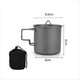 thumbnail image 2 of de Agua Ultraligera de Titanio de 380 Ml con Asa Plegable, Portátil para Exteriores, Camping y Picnic., 2 of 5