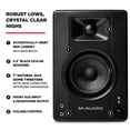 thumbnail image 4 of Monitores de estudio M-AUDIO BX4 Bluetooth con interfaz de audio XLR, 4 of 7