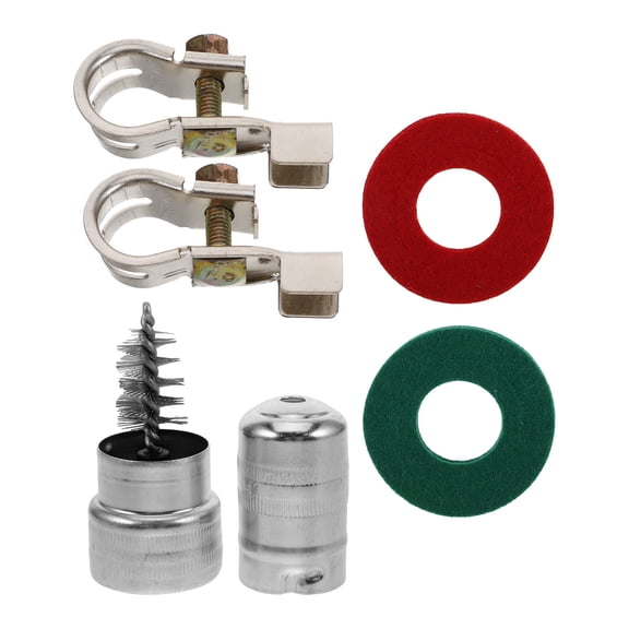 UPOUART Top Post Battery Terminal Connector Brass Tin Plated for Car and Motorcycle Battery Wiring