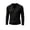 Black, variant on UDAUDU Linen Shirts for Men Long Sleeve Summer Fall Vintage V Neck T Shirts Men Frayed Raw Edges Beach Vacation Tassel Tops Black 3XL