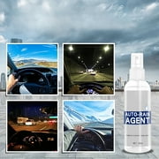 Rainproof Glass Cleaner Spray, Anti Fog and Hydrophobic Coating for Car Windshields, Streak Free Nanotech Repellent for Mirrors and Bathroom Glass, Long Lasting Visibility Improvement