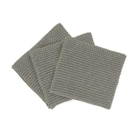 

Blomus 64235 9.9 x 9.9 in. Wipe Perla Knitted Cotton Dish Cloth Elephant Skin - Set of 3