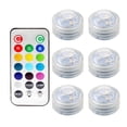 thumbnail image 1 of 13 Colors RGB Led Submersible Underwater IP68 Light With Remote Control Lamp For Bathroom Swimming Pool Fountain Decor ,Easy to Install, 1 of 7