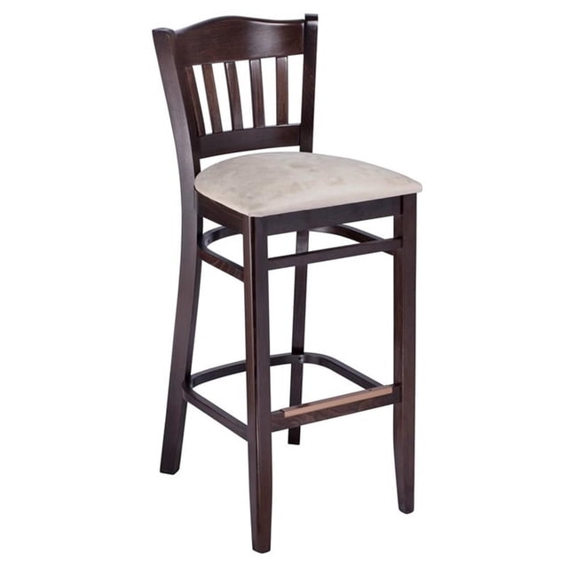 Tabouret de Bar Hybride en Noyer