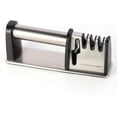 thumbnail image 1 of 4 in 1 Knife and Scissors Sharpener, Portable Knife Sharpening Tool with Ergonomic Handle and Non-slip EVA Base, Effective and Fast Sharpener for Repair, Professional Knife Sharpener for Kitchen, 1 of 5