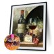 thumbnail image 2 of Kit de póster de vino de uva 5D de pintura de diamante de taladro redondo completo hecho a mano DIY Sywqhk Decoración hogareña, 2 of 9