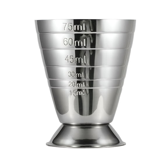 ACDANC 75ml Stainless Steel Measure Cup Jigger Shot Drink Spirit Mixed Cocktail Beaker