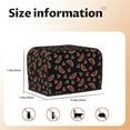 thumbnail image 5 of Honeii Watermelon Print 2 slice Toaster Cover, Two Slice Toaster Dust-proof Cover For Kitchen Small Appliance and Fingerprint Protection, 5 of 7