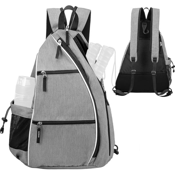 Mochila Pickleball, bolsa bandolera ajustable, bolsa para raqueta de tenis para Pickleball